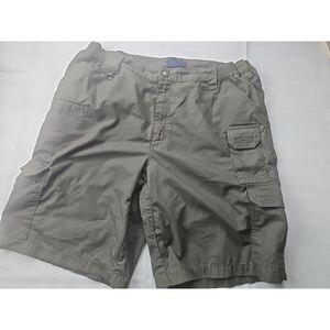 5.11 Tactical Series Green Cotton Canvas Cargo Shorts Size 38 Polyester Blend